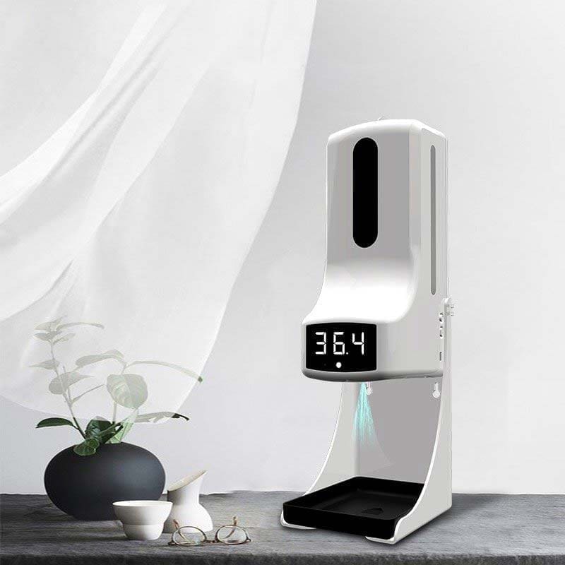 Touchless Thermometer with Hand Sanitizer Station - Image 2