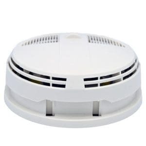 Zone Shield 4K Night Vision Smoke Detector DVR Bottom View