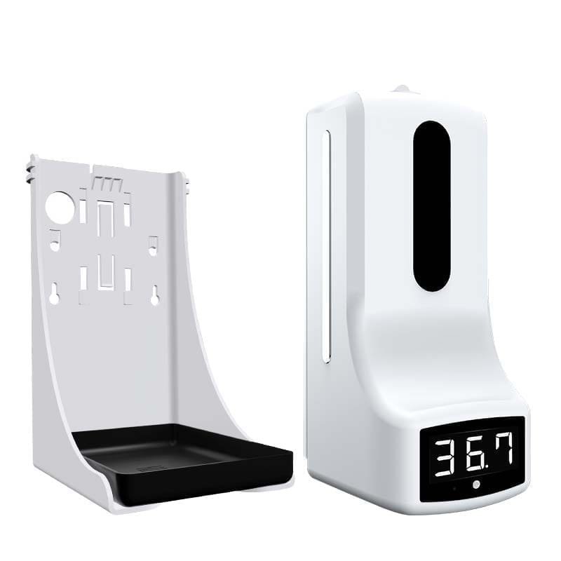Touchless Thermometer with Hand Sanitizer Station