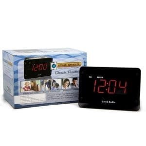 Zone Shield 4K Night Vision Clock Radio DVR 6