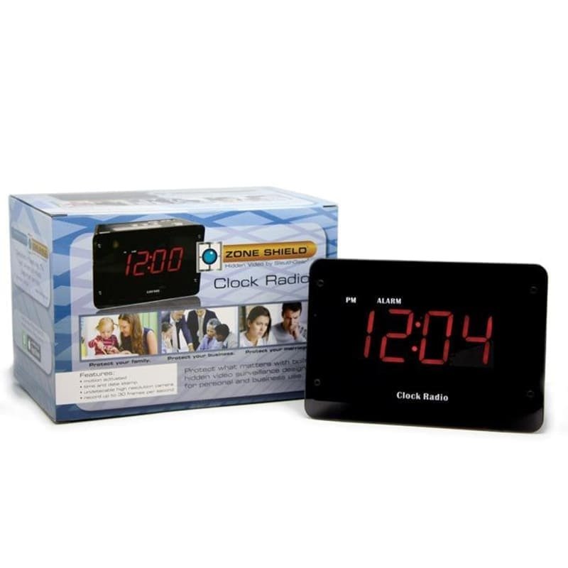 Zone Shield 4K Night Vision Clock Radio DVR 6
