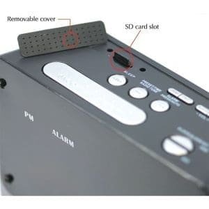 Zone Shield 4K Night Vision Clock Radio DVR 3