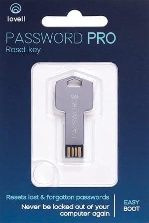 Password Reset Key Pro Next Generation - USB 3.0 Works w/Windows 98, 2000, XP, Vista, 7, & 10