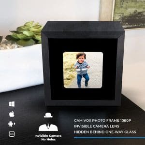 Cam-Vox Photo Frame 1080P 128GB DVR – 9 Hours Continuous