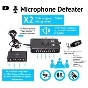 MSK – Microphone Suppression Kit – Muti-Directional Ultra Sonic Suppressor – Microphone Defeater