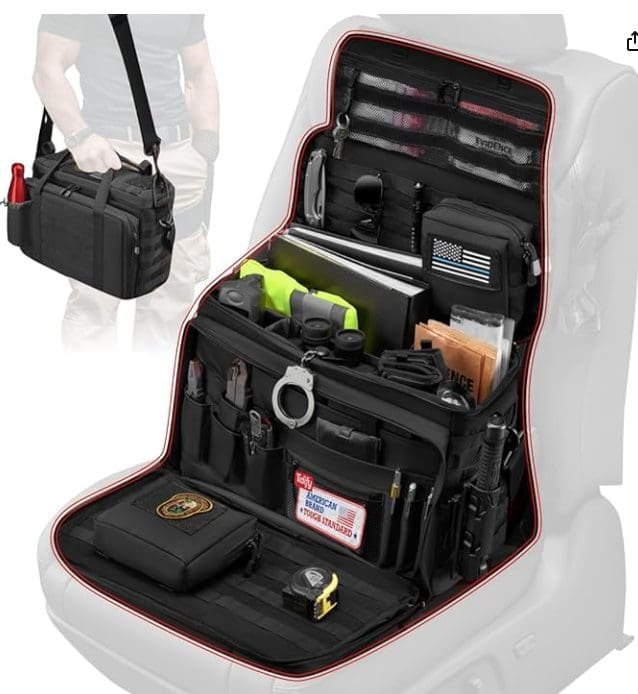 Tidify Patrol Bag Used By Law Enforcement Police Gear and Military Grade - Water Resistant